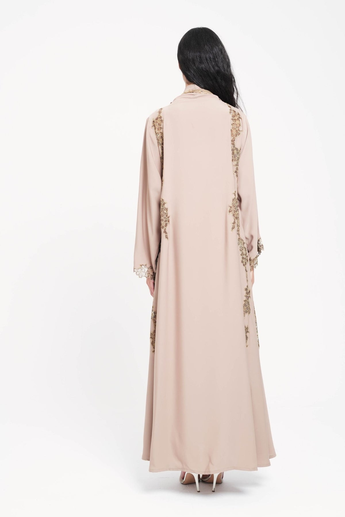 Taupe Gold Abaya